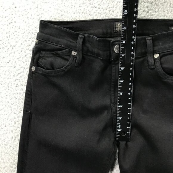 COH Womens Size 28‎ Avedon Slick Skinny Leg Black Stretch Denim Mid Rise Jeans - Picture 15 of 16